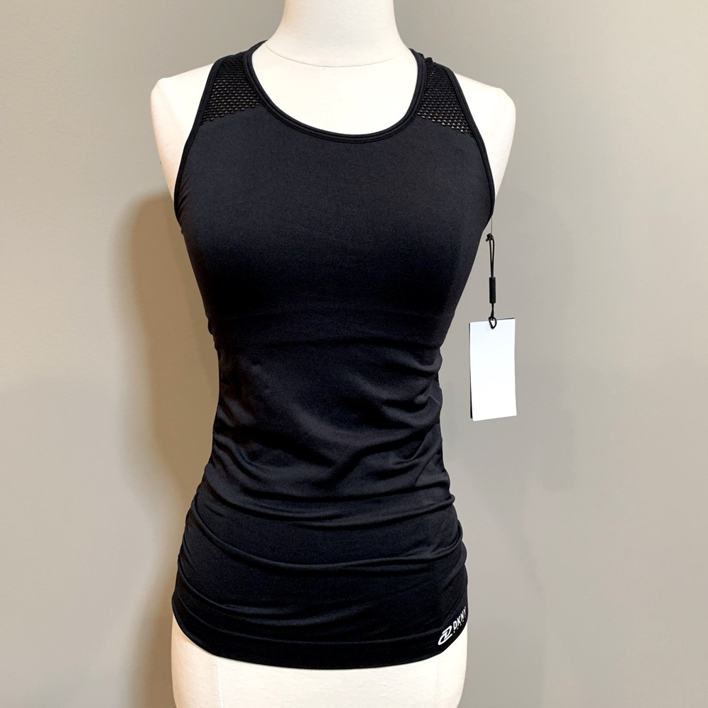 NWT DKNY Sport Ruched Seamless Racerback Tank